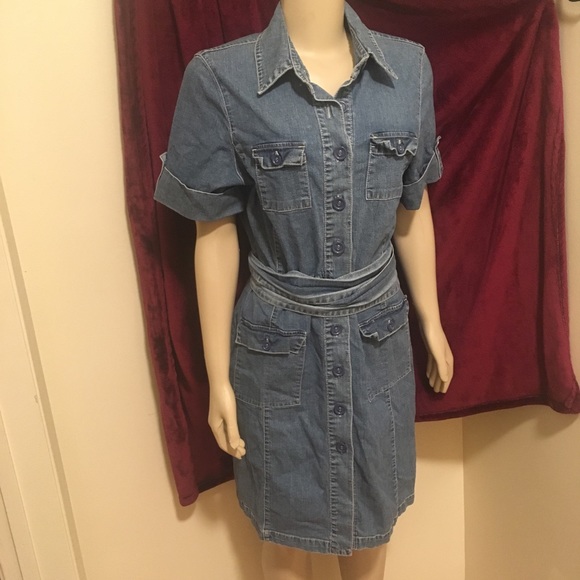 gloria vanderbilt denim dress Big sale 